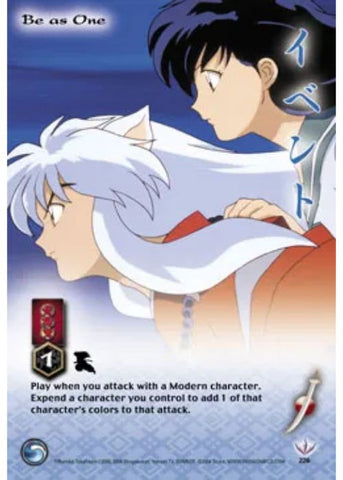 InuYasha TCG | Be as One (Foil)  - Tetsusaiga 1st Ed #226 | The Nerd Merchant