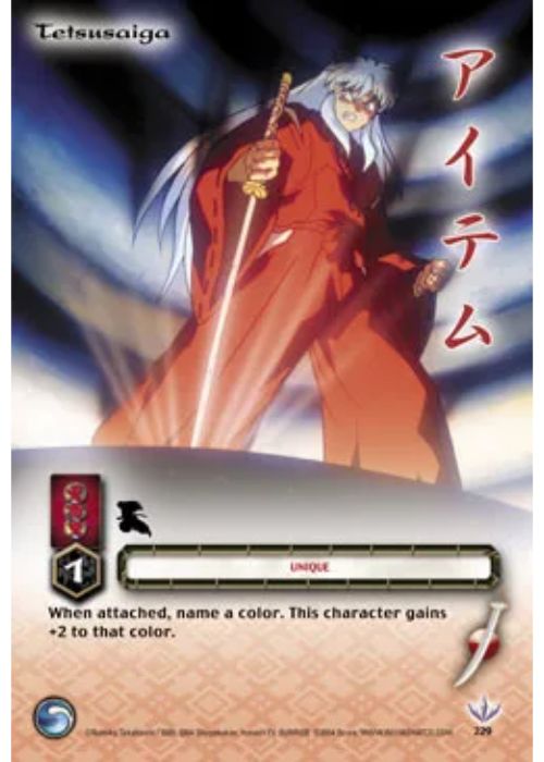 InuYasha TCG | Tetsusaiga 1st Ed (Foil)  - Tetsusaiga 1st Ed #229 | The Nerd Merchant