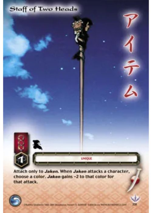 InuYasha TCG | Staff of Two Heads (Foil)  - Tetsusaiga 1st Ed #231 | The Nerd Merchant