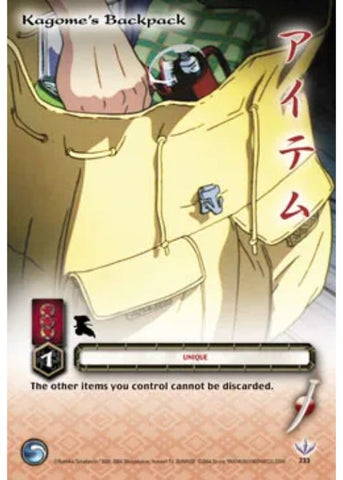 InuYasha TCG | Kagome's Backpack (Foil) - Tetsusaiga 1st Ed #233 | The Nerd Merchant