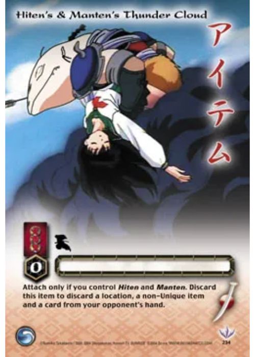 InuYasha TCG | Hiten's & Manten's Thunder Cloud (Foil)  - Tetsusaiga 1st Ed #234 | The Nerd Merchant