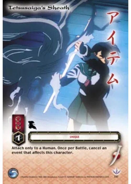 InuYasha TCG | Tetsusaiga's Sheath (Foil)  - Tetsusaiga 1st Ed #237 | The Nerd Merchant