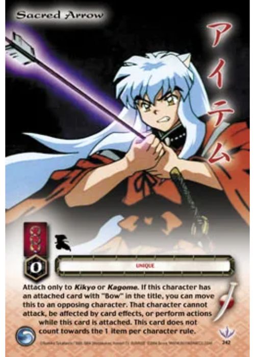 InuYasha TCG | Sacred Arrow (Foil)  - Tetsusaiga 1st Ed #242 | The Nerd Merchant