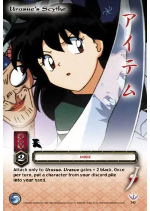 InuYasha TCG | Urasue's Scythe (Foil)  - Tetsusaiga 1st Ed #243 | The Nerd Merchant