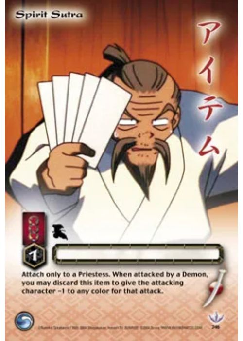InuYasha TCG | Spirit Sutra (Foil)  - Tetsusaiga 1st Ed #246 | The Nerd Merchant