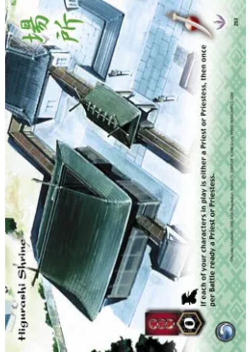 InuYasha TCG | Higurashi Shrine (Foil)  - Tetsusaiga 1st Ed #253 | The Nerd Merchant