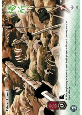 InuYasha TCG | Blast Land (Foil)  - Tetsusaiga 1st Ed #255 | The Nerd Merchant