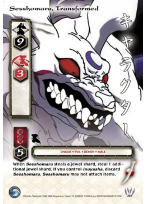 InuYasha TCG | Sesshomaru Transformed (Foil)  - Tetsusaiga 1st Ed #258 | The Nerd Merchant