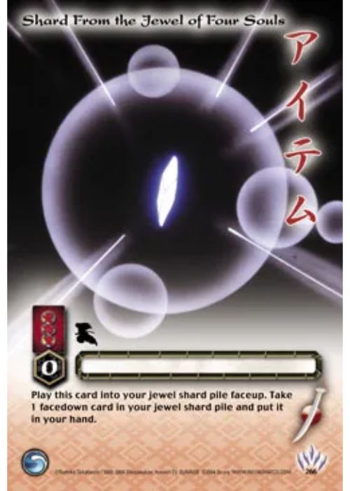 InuYasha TCG | Shard From the Jewel of Four Souls (Foil) - Tetsusaiga 1st Ed #266 | The Nerd Merchant