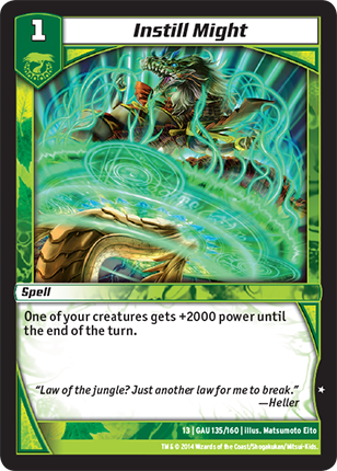 Kaijudo | Instill Might - Level 1 (13GAU) | The Nerd Merchant