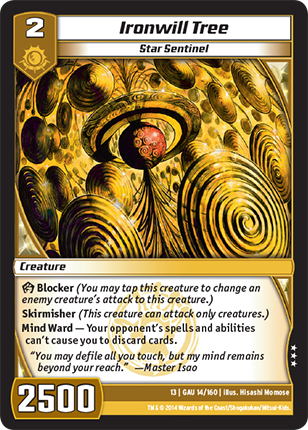 Kaijudo | Ironwill Tree - Level 2 (13GAU) | The Nerd Merchant