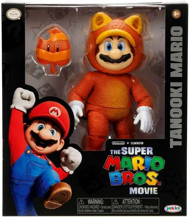 Jakks Pacific | Tanooki Mario - The Super Mario Bros. Movie [NIP] | The Nerd Merchant