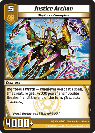 Kaijudo | Justice Archon - Level 5 (15VTX) | The Nerd Merchant