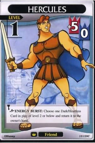 Kingdom Hearts TCG | Hercules (Level 1) - A Darkness Awakened (13/128) | The Nerd Merchant