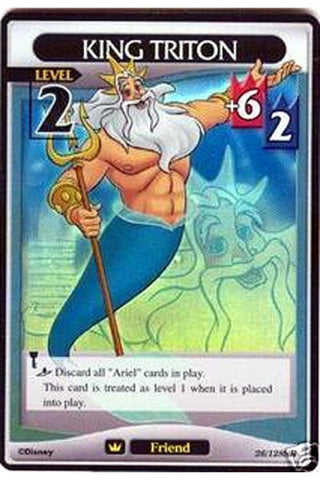 Kingdom Hearts TCG | King Triton (Level 2) - A Darkness Awakened (26/128) | The Nerd Merchant