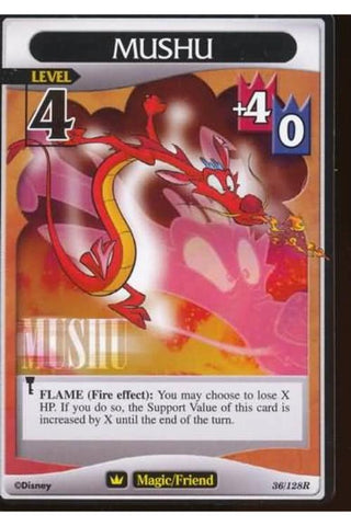 Kingdom Hearts TCG | Mushu (Level 4) - A Darkness Awakened (36/128) | The Nerd Merchant