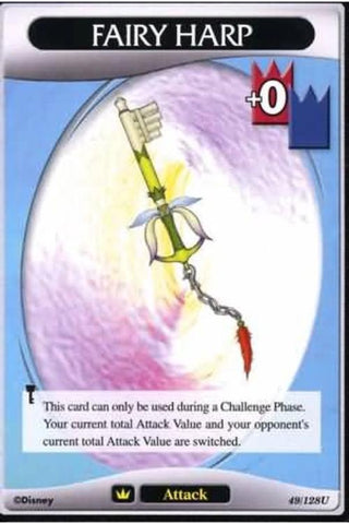 Kingdom Hearts TCG | Fairy Harp - A Darkness Awakened (49/128) | The Nerd Merchant
