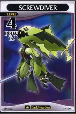 Kingdom Hearts TCG | Screwdiver (Level 4) - A Darkness Awakened (59/128) | The Nerd Merchant
