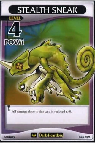 Kingdom Hearts TCG | Stealth Sneak (Level 4) - A Darkness Awakened (62/128) | The Nerd Merchant