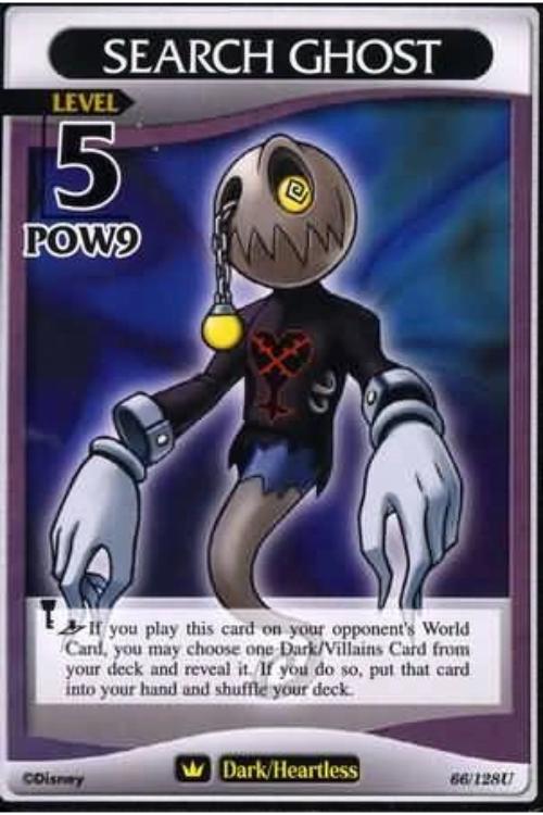 Kingdom Hearts TCG | Search Ghost (Level 5) - A Darkness Awakened (66/128) | The Nerd Merchant