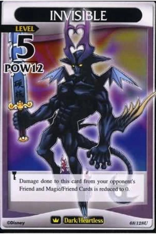 Kingdom Hearts TCG | Invisible (Level 5) - A Darkness Awakened (68/128) | The Nerd Merchant