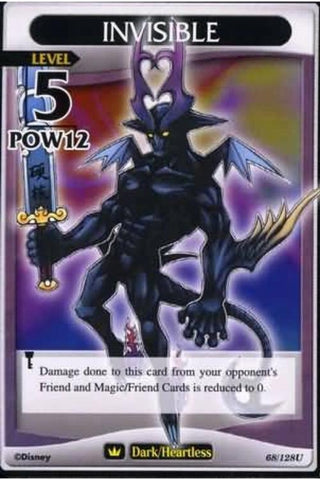Kingdom Hearts TCG | Invisible (Level 5) - A Darkness Awakened (68/128) | The Nerd Merchant