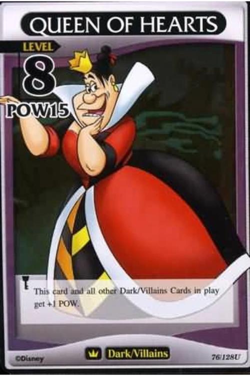 Kingdom Hearts TCG | Queen of Hearts (Level 8) - A Darkness Awakened (76/128) | The Nerd Merchant