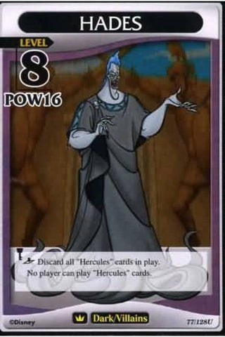 Kingdom Hearts TCG | Hades (Level 8) - A Darkness Awakened (77/128) | The Nerd Merchant