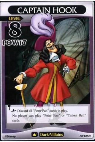 Kingdom Hearts TCG | Captain Hook (Level 8) - A Darkness Awakened (82/128) | The Nerd Merchant