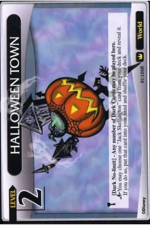Kingdom Hearts TCG | Halloweentown (Level 2) - A Darkness Awakened (91/128) | The Nerd Merchant