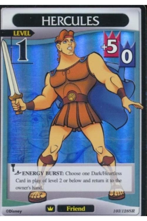 Kingdom Hearts TCG | Hercules (Level 1) - A Darkness Awakened (103/128) | The Nerd Merchant