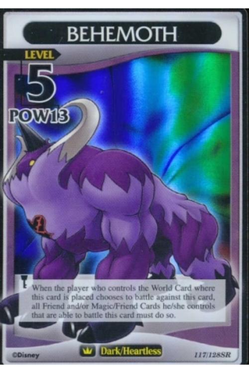 Kingdom Hearts TCG | Behemoth (Level 5) - A Darkness Awakened (117/128) | The Nerd Merchant