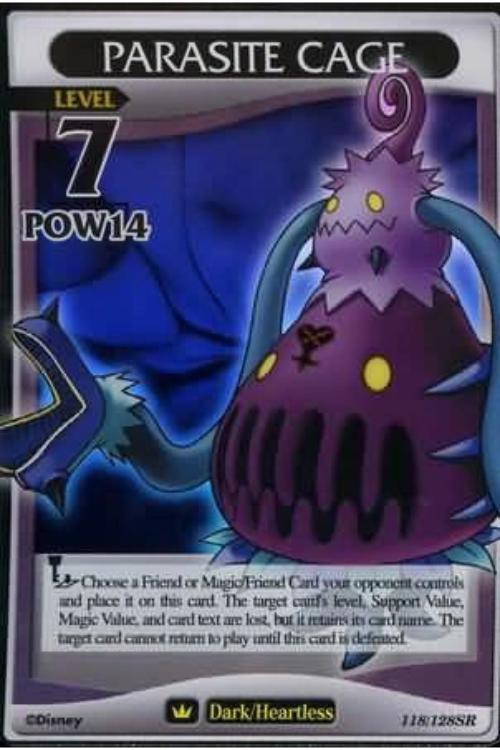 Kingdom Hearts TCG | Parasite Cage (Level 7) - A Darkness Awakened (118/128) | The Nerd Merchant
