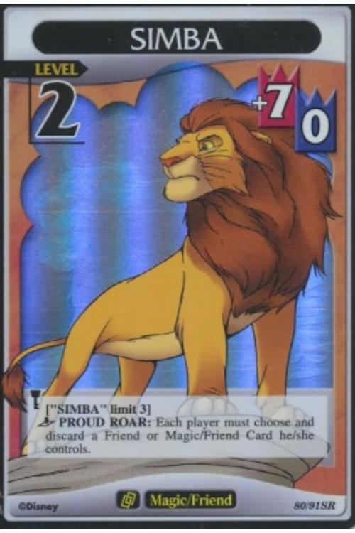 Kingdom Hearts TCG | Simba (level 2) - Base Set (80/91) | The Nerd Merchant