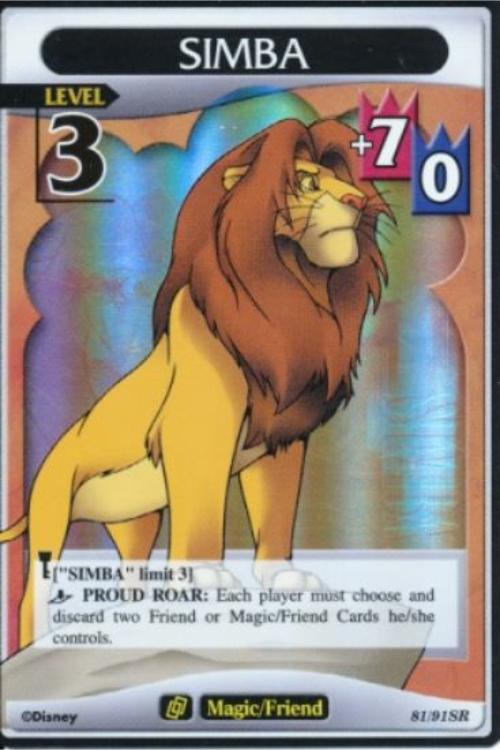 Kingdom Hearts TCG | Simba (level 3) - Base Set (81/91) | The Nerd Merchant