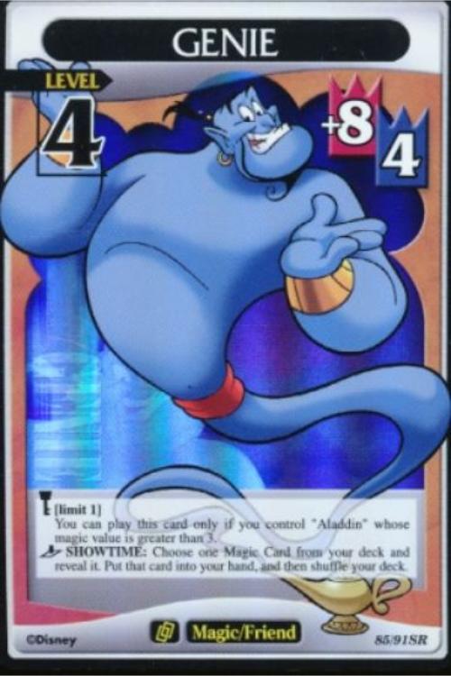 Kingdom Hearts TCG | Genie (level 4) - Base Set (85/91) | The Nerd Merchant