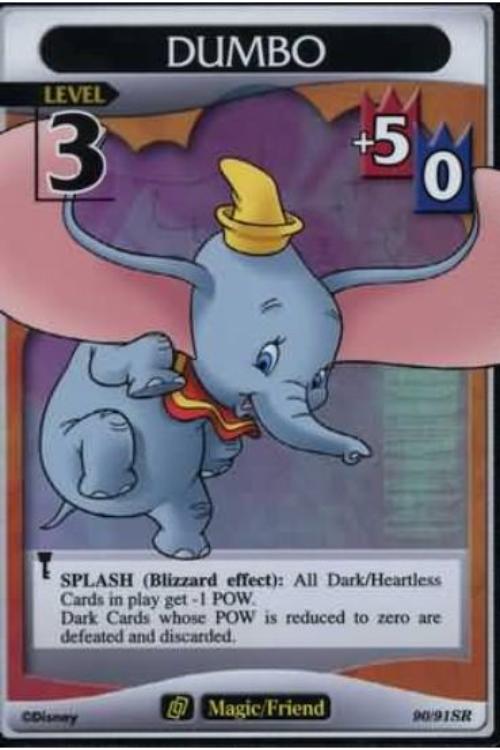 Kingdom Hearts TCG | Dumbo (level 3) - Base Set (90/91) | The Nerd Merchant