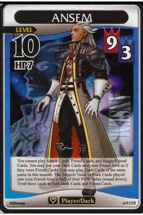 Kingdom Hearts TCG | Ansem (level 10) - Light and Darkness (4/91) | The Nerd Merchant