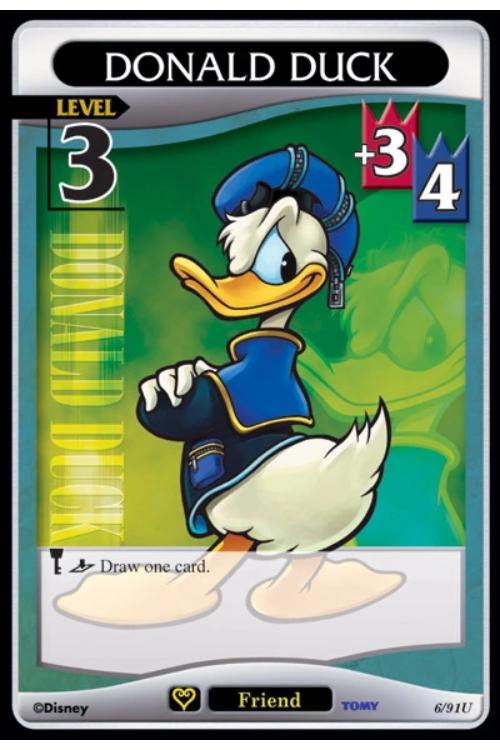 Kingdom Hearts TCG | Donald Duck (level 3) - Light and Darkness (6/91) | The Nerd Merchant