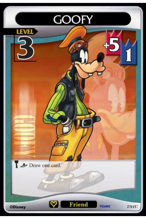 Kingdom Hearts TCG | Goofy (level 3) - Light and Darkness (7/91) | The Nerd Merchant