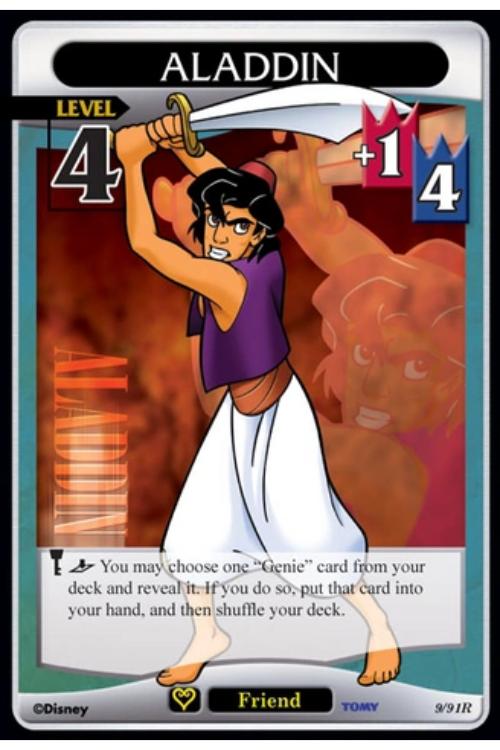 Kingdom Hearts TCG | Aladdin (level 4) - Light and Darkness (9/91) | The Nerd Merchant