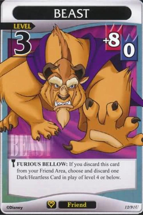 Kingdom Hearts TCG | Beast (level 3) - Light and Darkness (12/91) | The Nerd Merchant