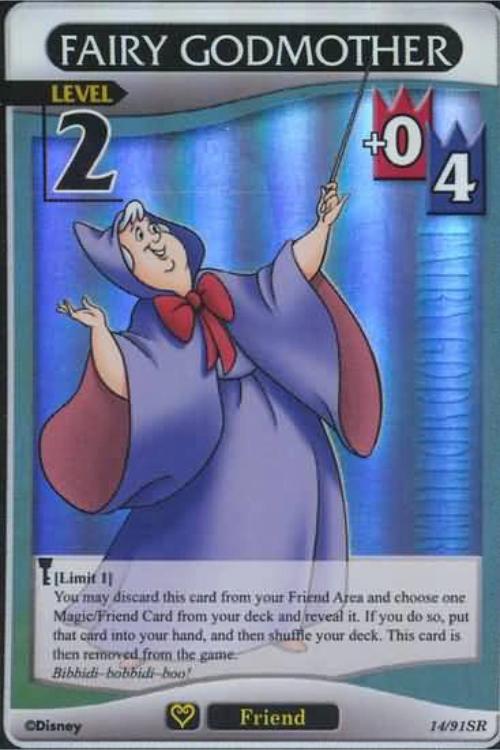 Kingdom Hearts TCG | Fairy Godmother (level 2) - Light and Darkness (14/91) | The Nerd Merchant