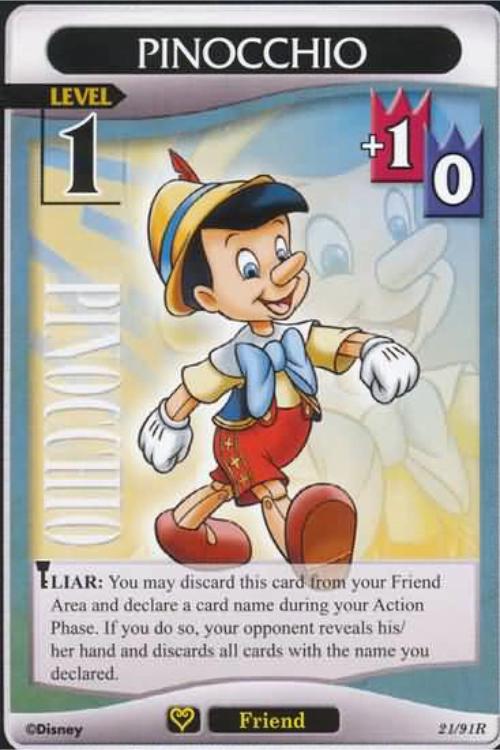 Kingdom Hearts TCG | Pinocchio (level 1) - Light and Darkness (21/91) | The Nerd Merchant