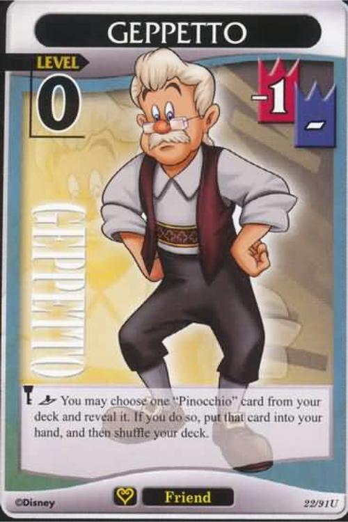 Kingdom Hearts TCG | Geppetto (level 0) - Light and Darkness (22/91) | The Nerd Merchant