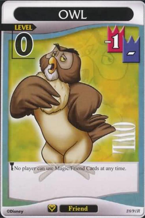 Kingdom Hearts TCG | Owl (level 0) - Light and Darkness (28/91) | The Nerd Merchant