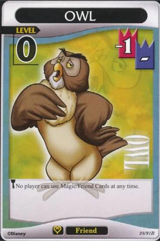 Kingdom Hearts TCG | Owl (level 0) - Light and Darkness (28/91) | The Nerd Merchant