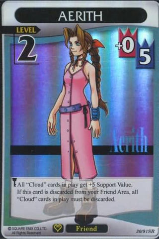 Kingdom Hearts TCG | Aerith (level 2) - Light and Darkness (30/91) | The Nerd Merchant