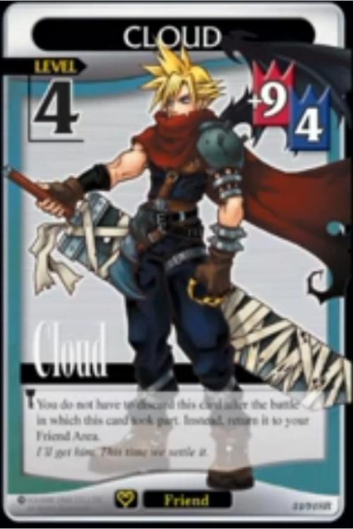Kingdom Hearts TCG | Cloud (level 4) - Light and Darkness (31/91) | The Nerd Merchant