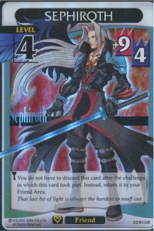 Kingdom Hearts TCG | Sephiroth (level 4) - Light and Darkness (32/91) | The Nerd Merchant